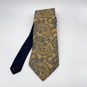 Tommy Hilfiger paisley silk necktie tie